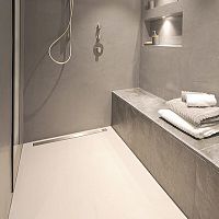 Solid Surface flooring Fundo Top Riolitoindoorbathroomresidential