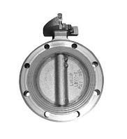 Butterfly valve LBV450VGL pneumatically-operatedfor controlflange