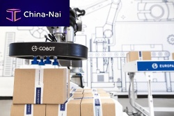Robotic palletizer ES COBOTtrayboxpackage