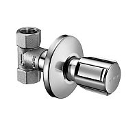 Built-in shut-off valve DN 15/20/25chrome-plated brassindoorcommercial