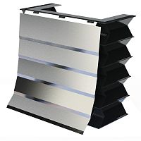 Flat protective bellows steel