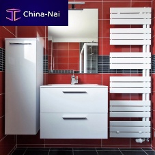 Double washbasin cabinet ANTARA : BLANC | NOIRwall-hungmelaminecontemporary