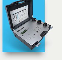 Testing device for the automotive industry mobile