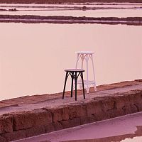 Contemporary stool A.Ipolycarbonateplastic baseby Philippe Starck