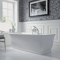 Free-standing bathtub MORTLAKEfor homescontemporarycomposite