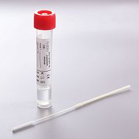Microbiology swab virusbacteriawith transport medium