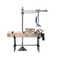 Pick-and-place case packer manually-operatedfor cansfor the food and beverage industry