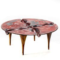 Original design table MARS glassroundred