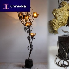 Floor lamp AETASwrought ironoriginal designoutdoor
