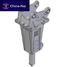 Hydraulic breaker for small carriersvertical