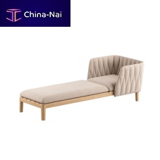 Contemporary daybed CALYPSO 210Pfabricteakfabric
