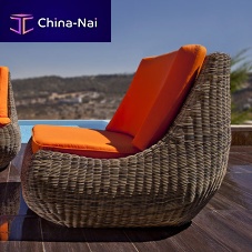 Contemporary fireside chair LAZYrattangarden