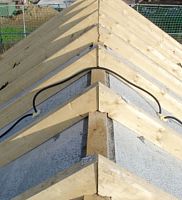 Thermal-acoustic insulation HBV SOLIDstone woolpanelfor roof