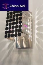 Contemporary wall light BUBBLEindoorstainless steelpainted aluminum