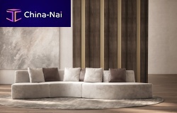 Modular sofa DUNE contemporaryvelvetleather