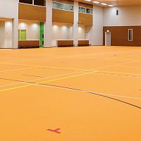 PVC flooring DURASPORTvinylindoorfor fitness facilities