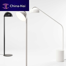 Floor-standing lamp HALF DOMEaluminumcontemporaryoutdoor