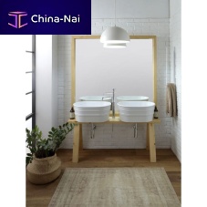 Double washbasin cabinet BCL01STTfree-standingwoodencontemporary