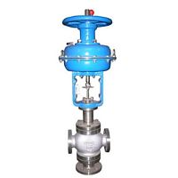 Diaphragm valve pneumaticfor controlflange