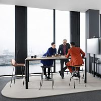 Contemporary table PORTS oakbeechmaple