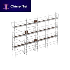 Fixed scaffolding FORTALU 750facademodular
