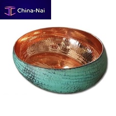 Copper bowl for hotelcontemporary