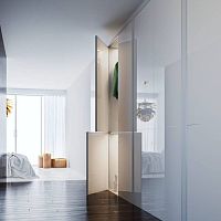 Interior closet door EXTRAwoodenaluminumlaminate
