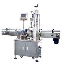 Inline capping machine linearscrew-onpress-on