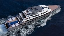 Cruising mega-yacht GYC 72 SCREENraised pilothousecompositealuminum