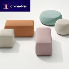 Contemporary pouf PIX CUBOfabricleathersynthetic leather