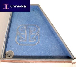 Rectangular shower base CNP NAUMACOSrecessedceramiccustom