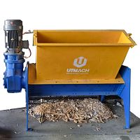 Waste crusher-shredder for industrial applications P