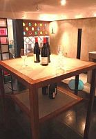 Contemporary table DEGUSTATIONconcrete