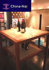 Contemporary table DEGUSTATIONconcrete