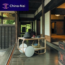 Home service trolley 901 birchbentwoodhigh-pressure laminate