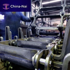 Steel conveyor chain link