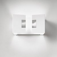Contemporary wall light BUCKLEindoorstainless steelhalogen