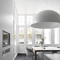 Pendant lamp �sphere largesteelplasticABS
