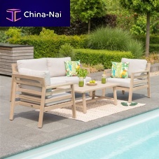 Contemporary armchair BOA VISTAfabricteakgarden