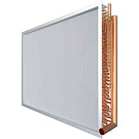 Finned tube heat exchanger water/wateraluminumgalvanised steel