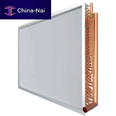 Finned tube heat exchanger water/wateraluminumgalvanised steel