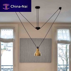 LED cable lighting LES ACROBATES DE GRASroundcast ironsteel