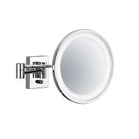 Wall-mounted bathroom mirror BS 40 PLcontemporaryroundchrome-plated brass