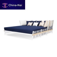 Double garden bed HOUDINIcontemporaryfabricstainless steel
