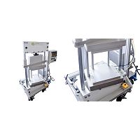 Leak testing machine for fuel cells