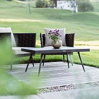 Contemporary coffee table CAPPUCCIOaluminumaluminum baserectangular