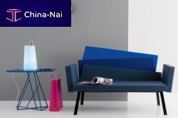 Original design sofa KARINAfabricblue2-person
