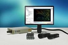 Image velocimetry (PIV) measuring instrument particleCCDbenchtop