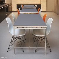 Contemporary table KATI-U1woodenmelaminelinoleum