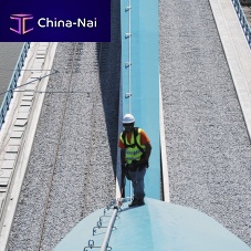 Fall-arrest safety rail COMBIRAILsteel